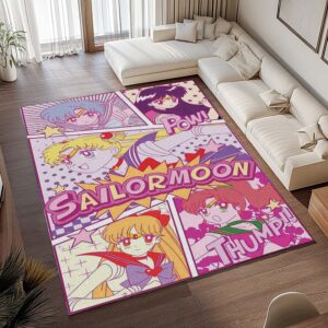 Alternative view of Sailor Moon – Bunny Tsukino – Prinzessin Serenity 6 Teppich - TOK
