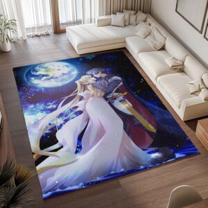 Alternative view of Sailor Moon – Mamoru Chiba und Prinzessin Serenity Teppich - TOK
