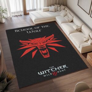 Alternative view of Schule des Wolfs – The Witcher: Wild Hunt Teppich - TOK