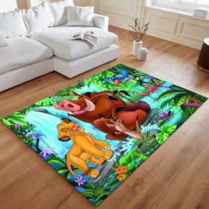 Alternative view of Simba und Freunde 2 Teppich - TOK