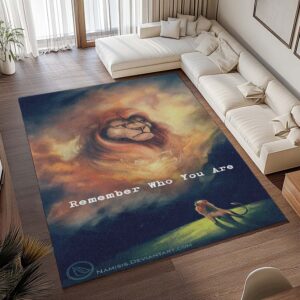 Alternative view of Simba und Mufasa – Der König der Löwen 02 Teppich - TOK