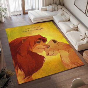 Alternative view of Simba und Mufasa – Der König der Löwen Teppich - TOK