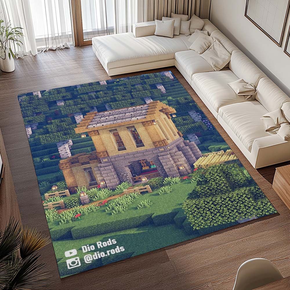 Einfaches Birkenhaus in Minecraft Teppich - TOK – Bild 2