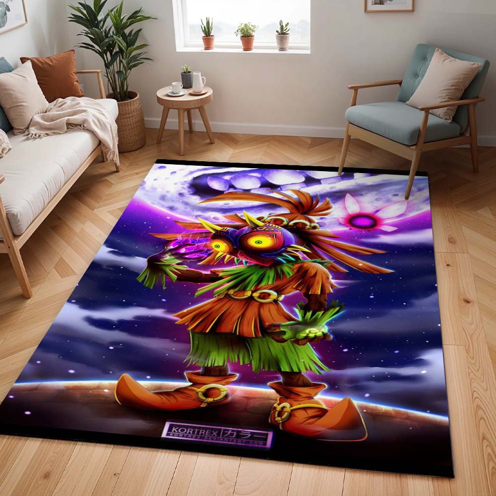 Schädelkind Majoras Maske Die Legende von Zelda Charakter 2 Teppich - TOK