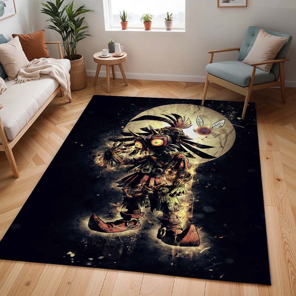 Schädelkind Majoras Maske Die Legende von Zelda Charakter 6 Teppich - TOK