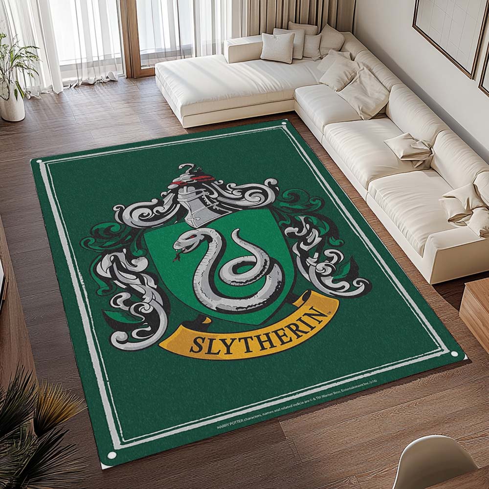 Haus Slytherin Harry Potter Grünes Logo Teppich - TOK – Bild 2