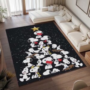 Alternative view of Snoopy – Weihnachtsbaum Teppich - TOK