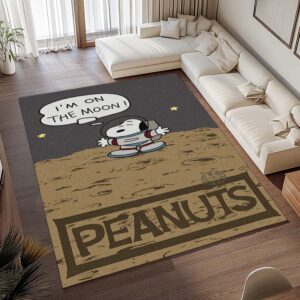 Alternative view of Snoopy – Ich bin auf dem Mond Teppich - TOK
