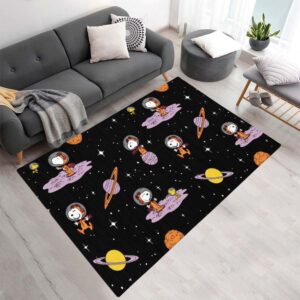 Snoopy und Woodstock zum Mond Teppich - TOK