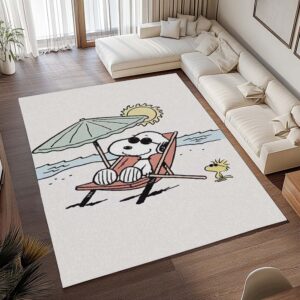 Alternative view of Snoopy – Am Strand Teppich - TOK
