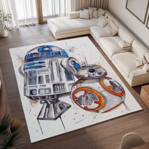 Alternative view of Raumschiff Star Wars Roboter Teppich - TOK