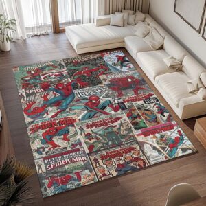 Alternative view of Spider-Man Comics Teppich - TOK