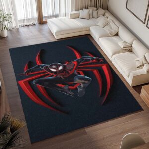 Alternative view of Spider-Man Dunkler Hintergrund 2 Teppich - TOK