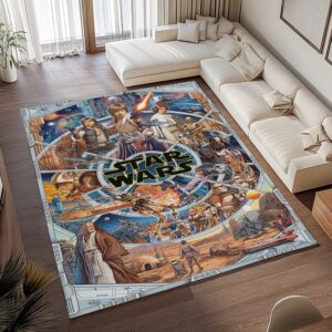 Alternative view of Star Wars Alle Charaktere 1004 Teppich - TOK