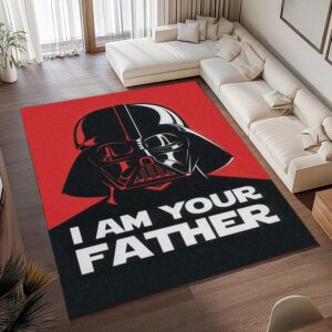 Alternative view of Star Wars Ich bin dein Vater Darth Vader Teppich - TOK
