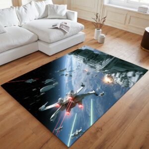 Alternative view of Star Wars Weltraumschlacht Teppich - TOK