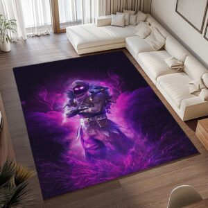 Alternative view of Sturm Wilde Rabe Fortnite Skin Teppich - TOK