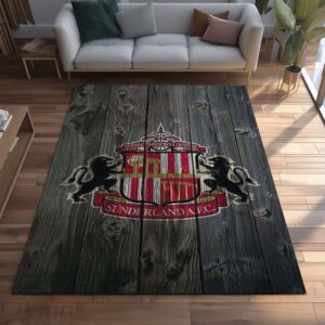 Alternative view of Sunderland A.F.C FC EFL Championship Holzoptik Teppich