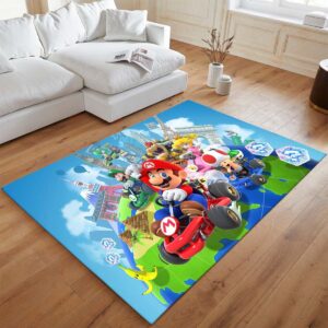 Alternative view of Super Mario – Charaktere 1 Teppich - TOK
