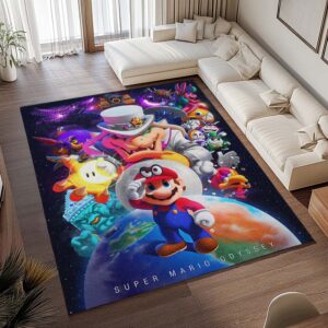 Alternative view of Super Mario – Charaktere 25 Teppich - TOK