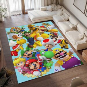 Alternative view of Super Mario – Charaktere 27 Teppich - TOK