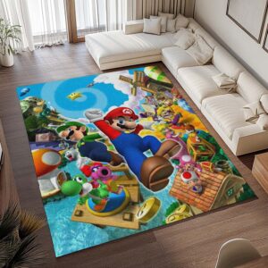 Alternative view of Super Mario – Charaktere 4 Teppich - TOK