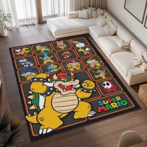 Alternative view of Super Mario – Charaktere 47 Teppich - TOK
