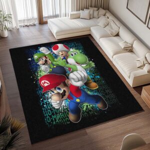 Alternative view of Super Mario – Charaktere 49 Teppich - TOK
