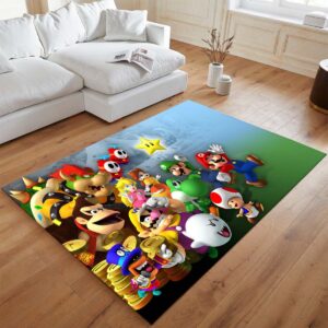 Alternative view of Super Mario – Charaktere 8 Teppich - TOK
