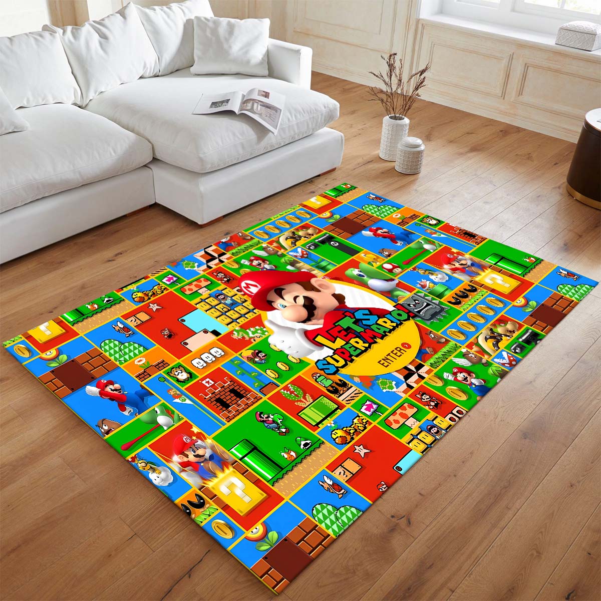 Super Mario – Spielstart Teppich - TOK – Bild 2