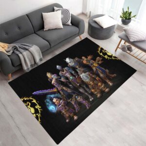 Die Allianz Armee World of Warcraft Hauptcharaktere Teppich - TOK