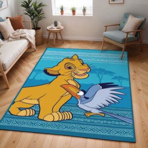 Der König der Löwen – Simba und Zazu Teppich - TOK