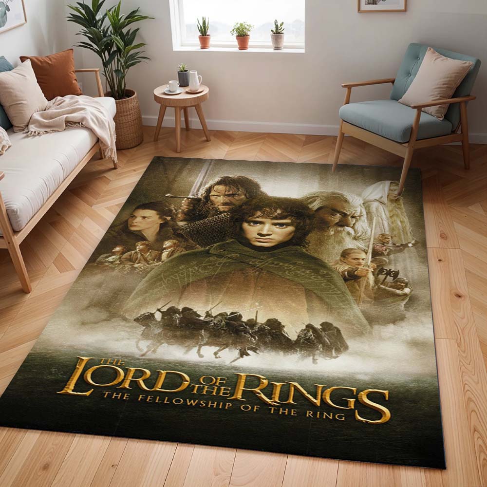 Der Herr der Ringe Die Gefährten 3 Teppich - TOK