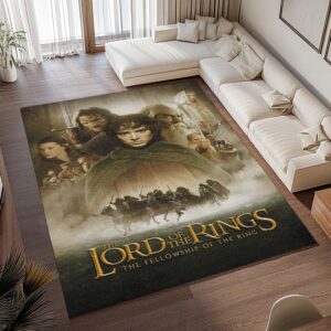 Alternative view of Der Herr der Ringe Die Gefährten 3 Teppich - TOK