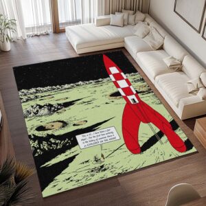Alternative view of Die Mondrakete – Die Abenteuer von Tim und Struppi Teppich - TOK