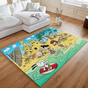 Alternative view of Die Peanuts – Charaktere 5 Teppich - TOK