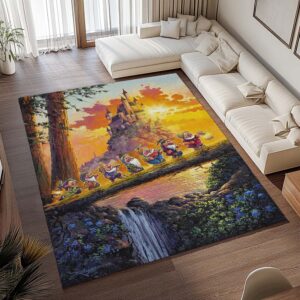 Alternative view of Die sieben Zwerge – Schneewittchen – Disney 02 Teppich - TOK