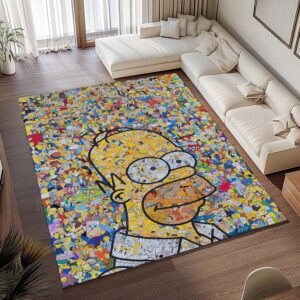 Alternative view of Die Simpsons – Alle Charaktere 02 Teppich - TOK