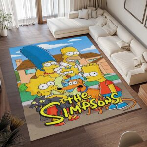Alternative view of Die Simpsons – Alle Charaktere 04 Teppich - TOK