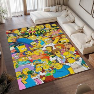 Alternative view of Die Simpsons – Alle Charaktere 06 Teppich - TOK