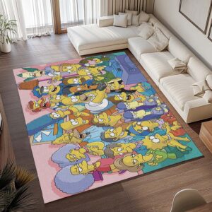 Alternative view of Die Simpsons – Alle Charaktere 08 Teppich - TOK