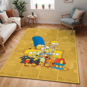 Die Simpsons – Alle Charaktere 09 Teppich - TOK