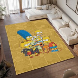 Alternative view of Die Simpsons – Alle Charaktere 09 Teppich - TOK