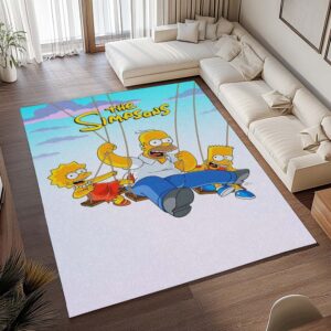 Alternative view of Die Simpsons – Alle Charaktere 11 Teppich - TOK