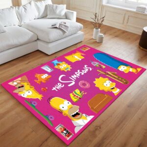 Alternative view of Die Simpsons – Alle Figuren 16 Teppich - TOK