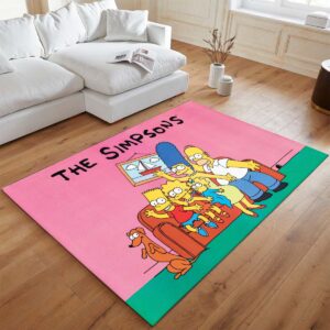 Alternative view of Die Simpsons – Alle Figuren 17 Teppich - TOK