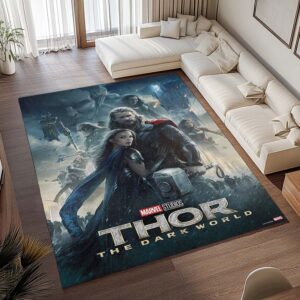 Alternative view of Thor – The Dark Kingdom – Marvel Teppich - TOK