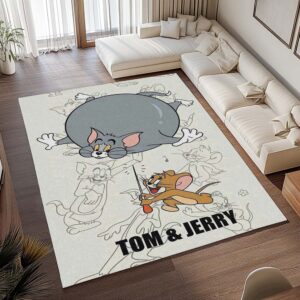 Alternative view of Tom und Jerry – Cartoon-Figuren 07 Teppich - TOK