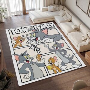 Alternative view of Tom und Jerry – Cartoon-Figuren 11 Teppich - TOK