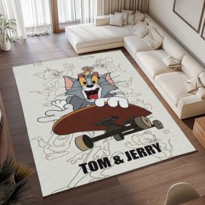 Alternative view of Tom und Jerry – Cartoon-Figuren 12 Teppich - TOK